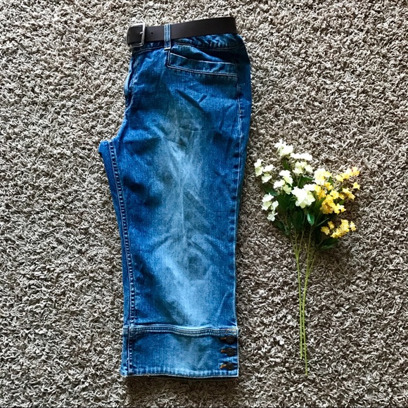 Michael Kors Denim - Michael Kors cropped denim pants